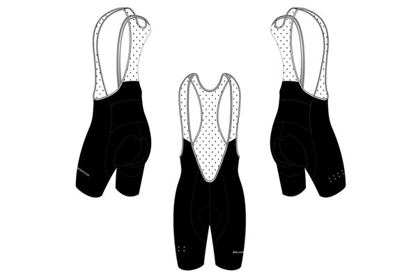 Custom Brunswick / Men's SuperFIT Bib Shorts - Black