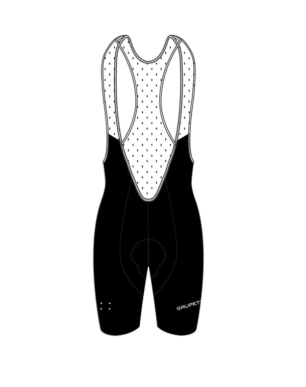 GRUPETTO / Men's SuperFIT Bib Shorts - Black