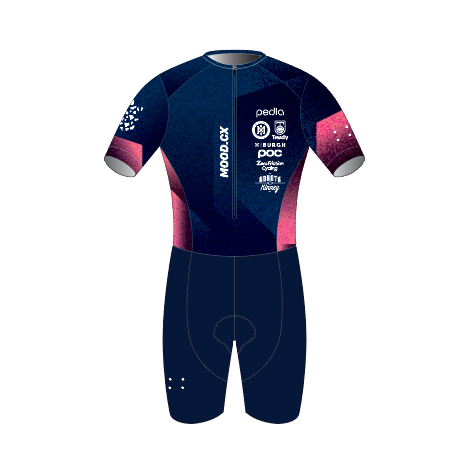 Custom MOOD / Men's Crit Suit Short Sleeve - Navy