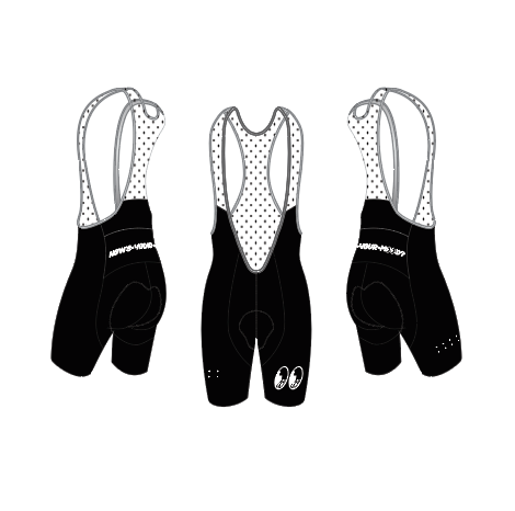 Custom MOOD / Men's SuperFIT Bib Shorts - Black