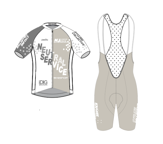 NSBS MEN'S PRO V1 KIT - Pro Pursuit Jersey & Pumice Bib Short