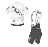 NSBS MEN'S TRAINING V1 KIT - White Training Jersey & Stormy Bib Short