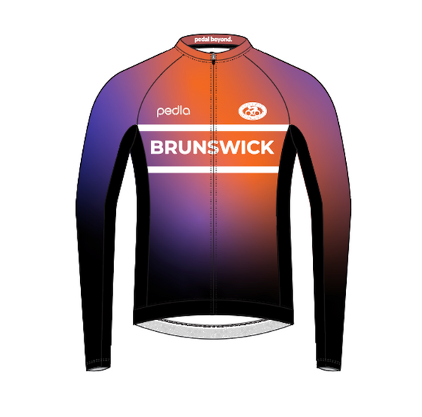 Custom Brunswick / Women's Classic LS Jersey - Orange Fade