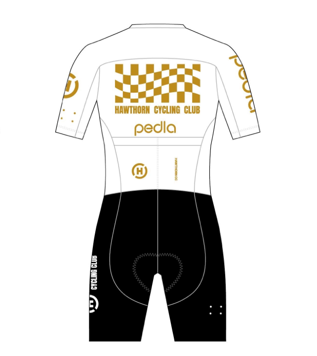 HCC / Women's Pro Pursuit Crit Suit - 2026 White & Gold